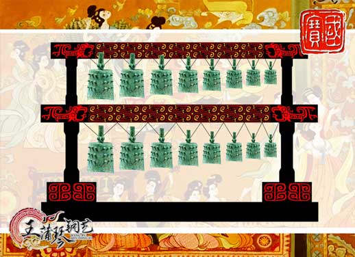 16件晉侯穌青銅編鐘，西周時(shí)期編鐘編磬