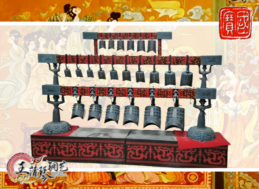 22件C型編鐘、小型演奏級、F調(diào)主旋律